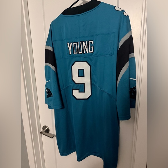 New 4XL Bryce Young Carolina Panthers Blue Jersey - Picture 9 of 9